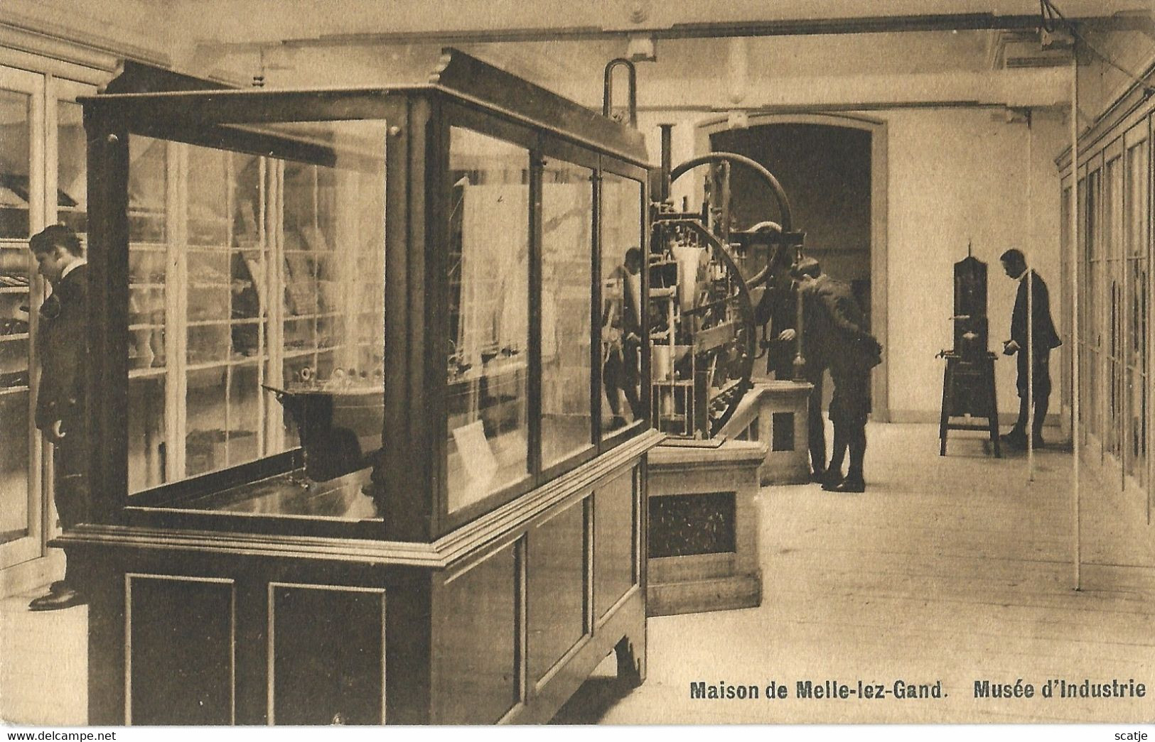 Melle    -    Maison De Melle-Lez-GAND   -   Musée D'Industrie   -   1908   Naar   Malines - Melle