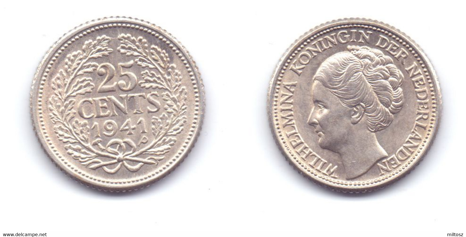 Curacao 25 Cents 1941 P - Curaçao