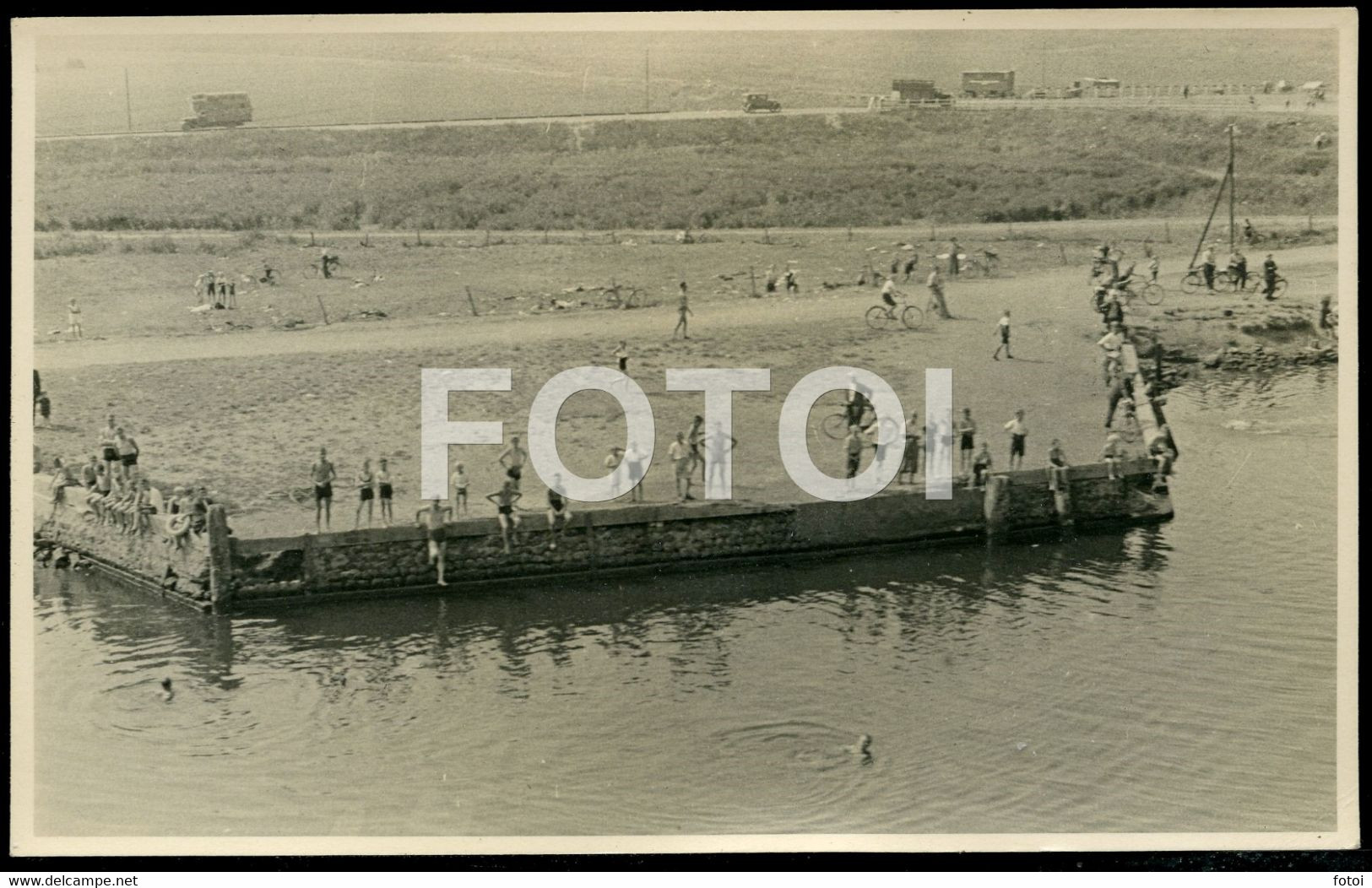 Netherlands Ijmuiden North Sea Canal Real Photo Holland Postcard - IJmuiden