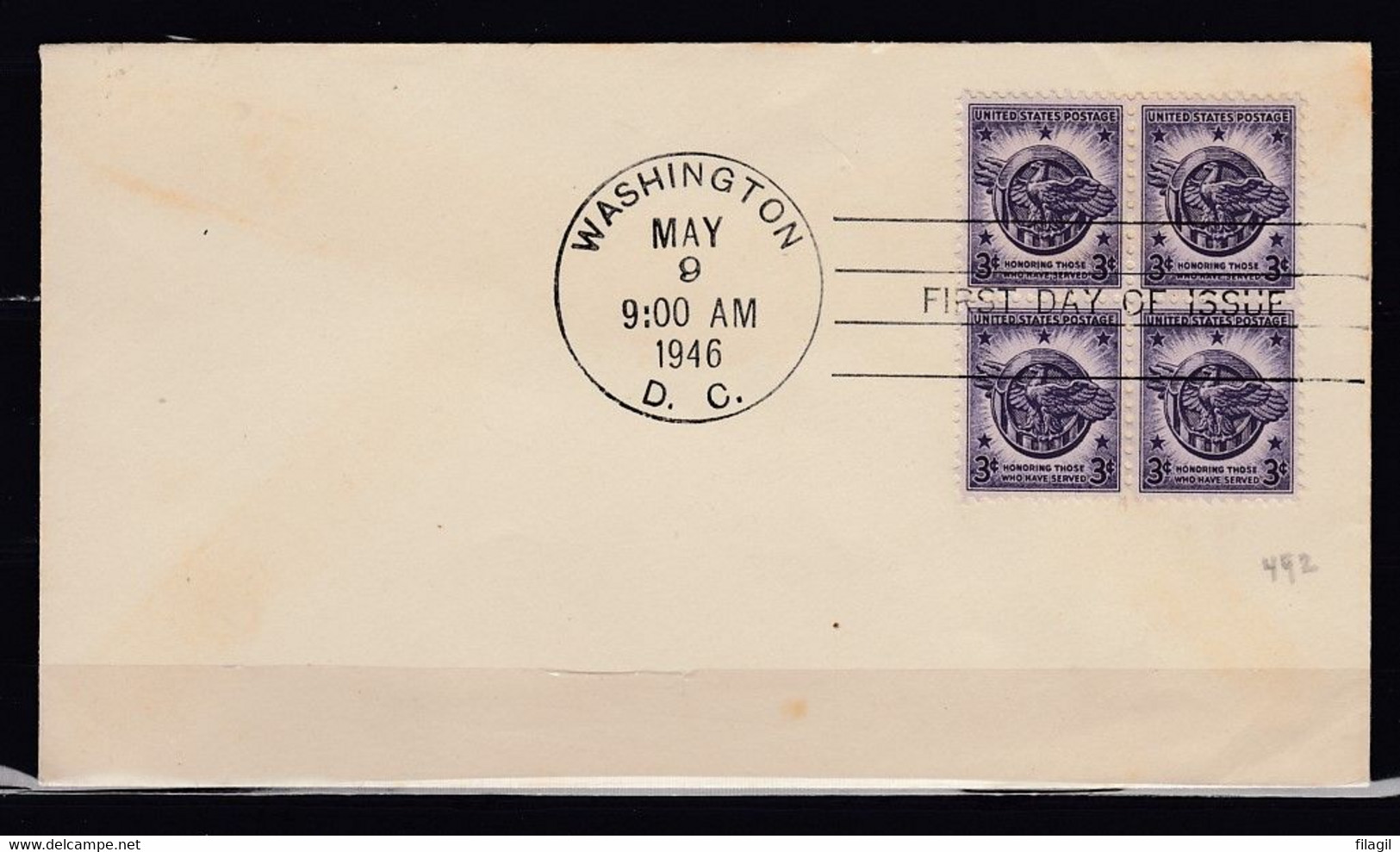 FDC Washington D.C. First Day Of Issue - 1941-1950