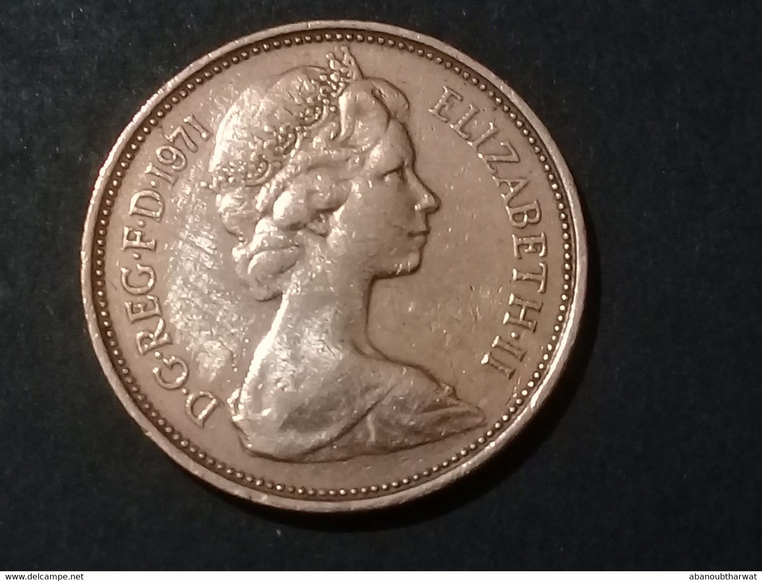 EXTREMELY RARE 1971 New Pence 2p Copper Coin Good Condition Original Coin Circulated . - 2 Pence & 2 New Pence