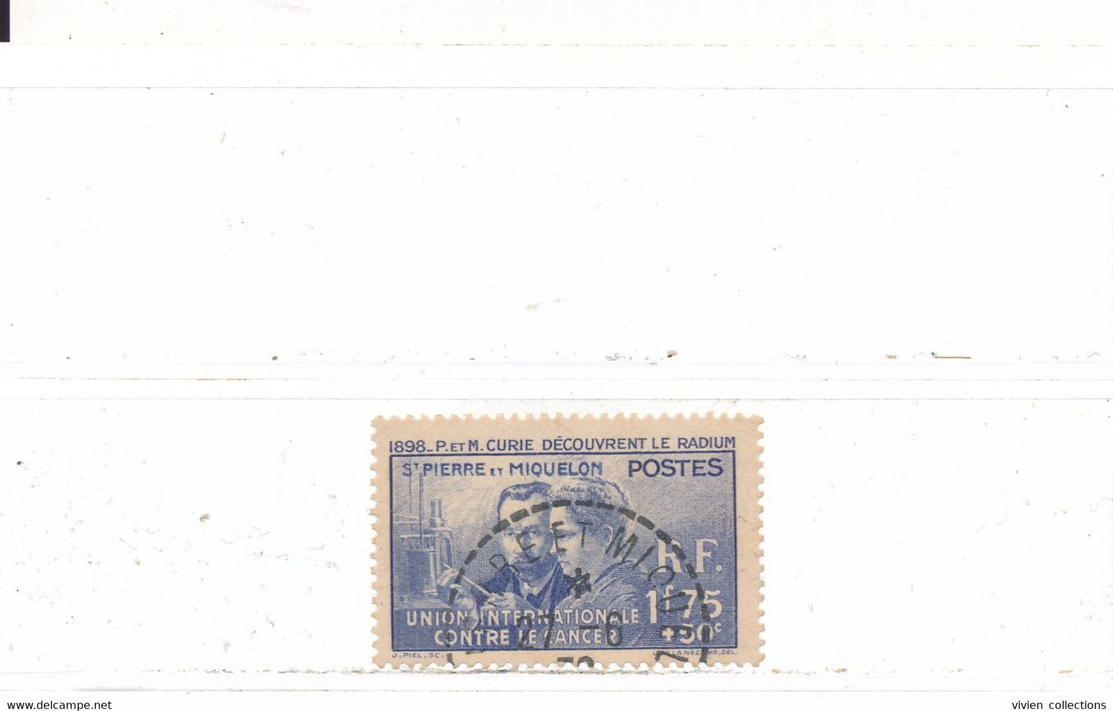 Saint Pierre Et Miquelon Colonie Française Timbre N° 166 Oblitéré - Used Stamps