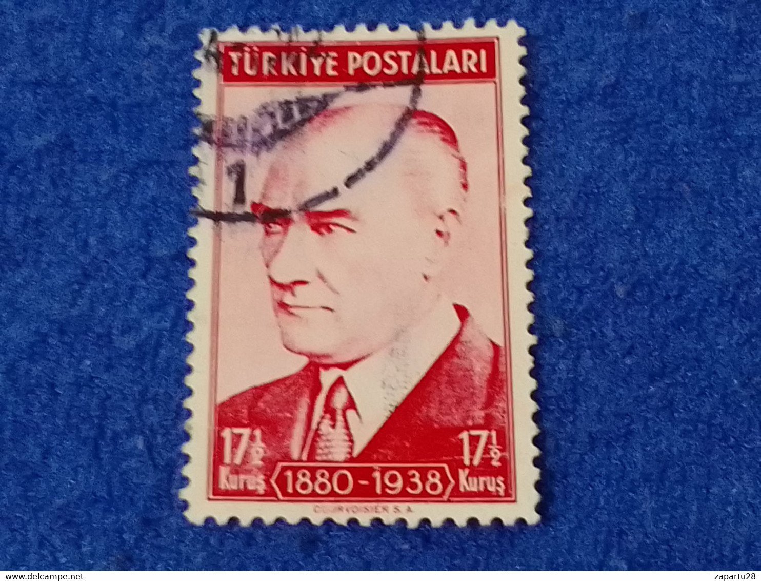 TÜRKEY--1930-40-  17.50K DAMGALI - Used Stamps