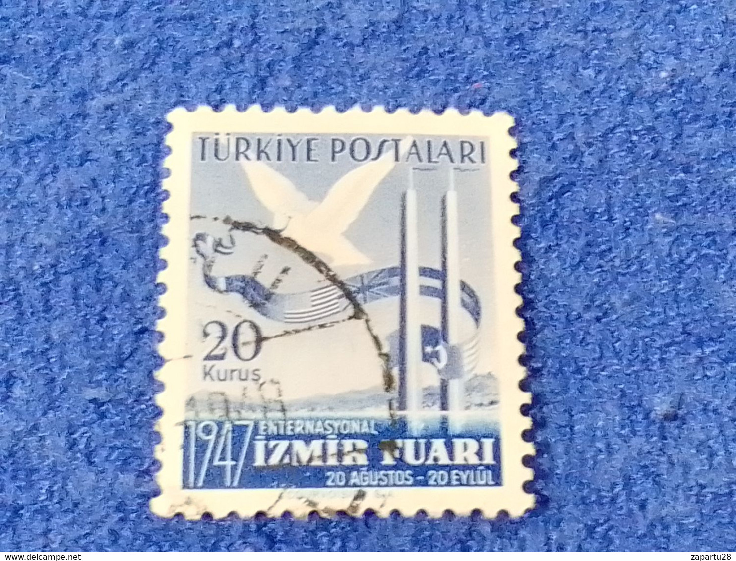 TÜRKEY--1940-50-  20K  DAMGALI - Used Stamps