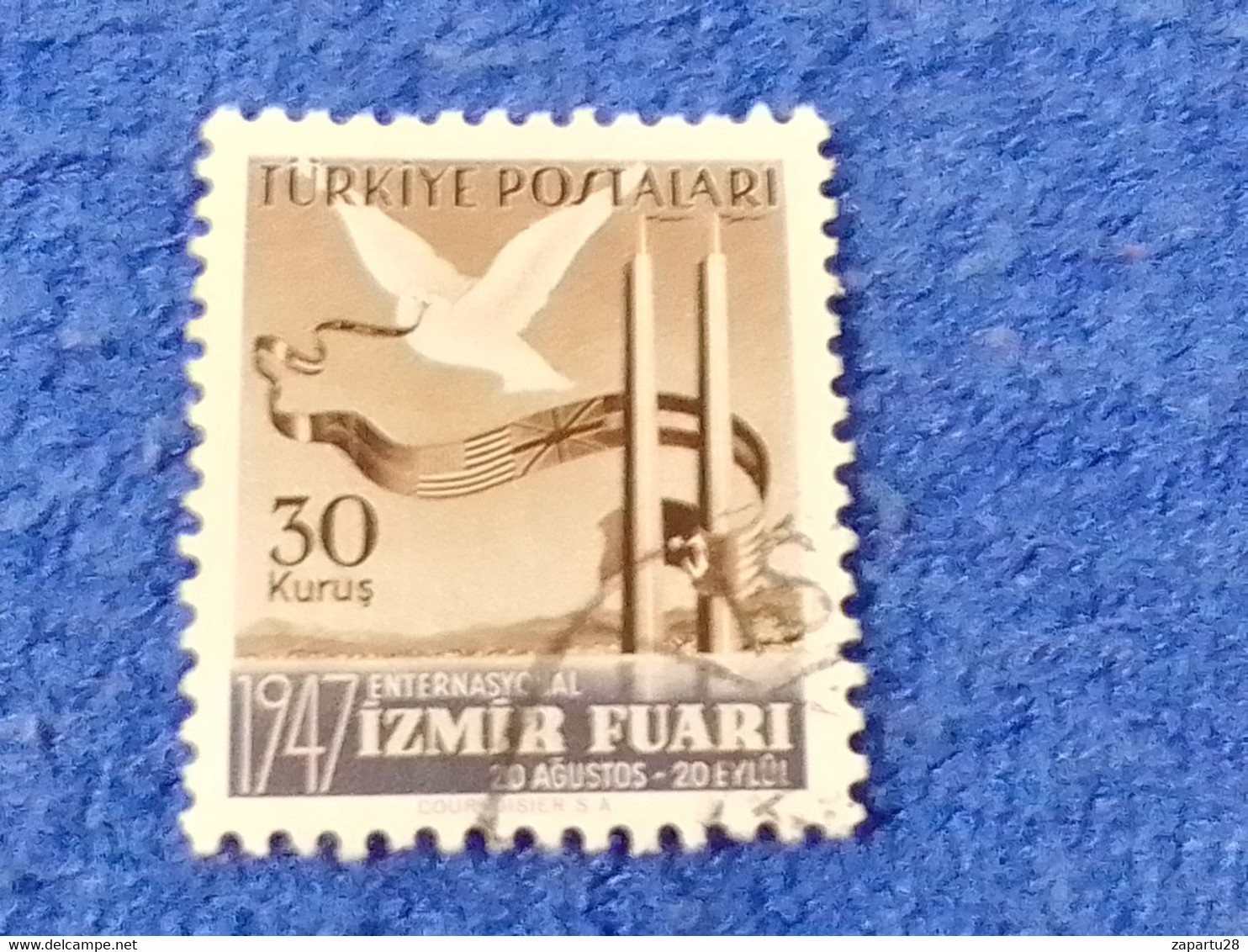 TÜRKEY--1940-50-  30K  DAMGALI - Used Stamps