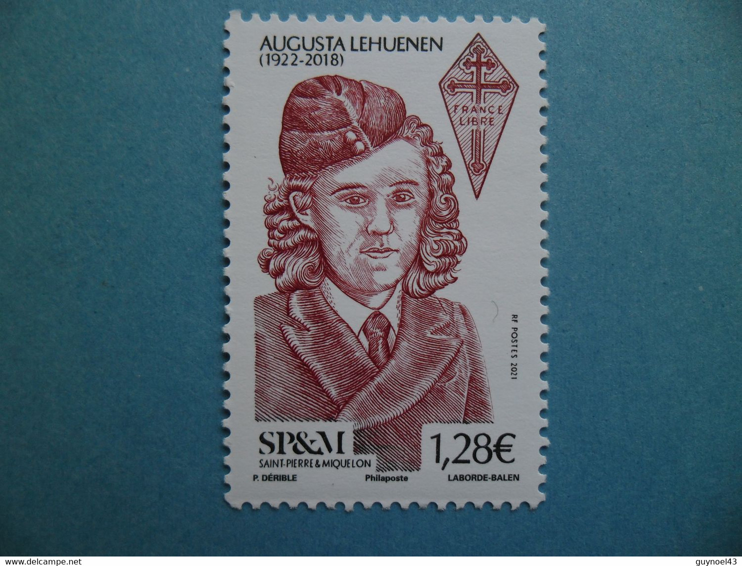 SPM 2021 Y/T: 1269 " Augusta LEHUENEN "  Neuf** - Unused Stamps