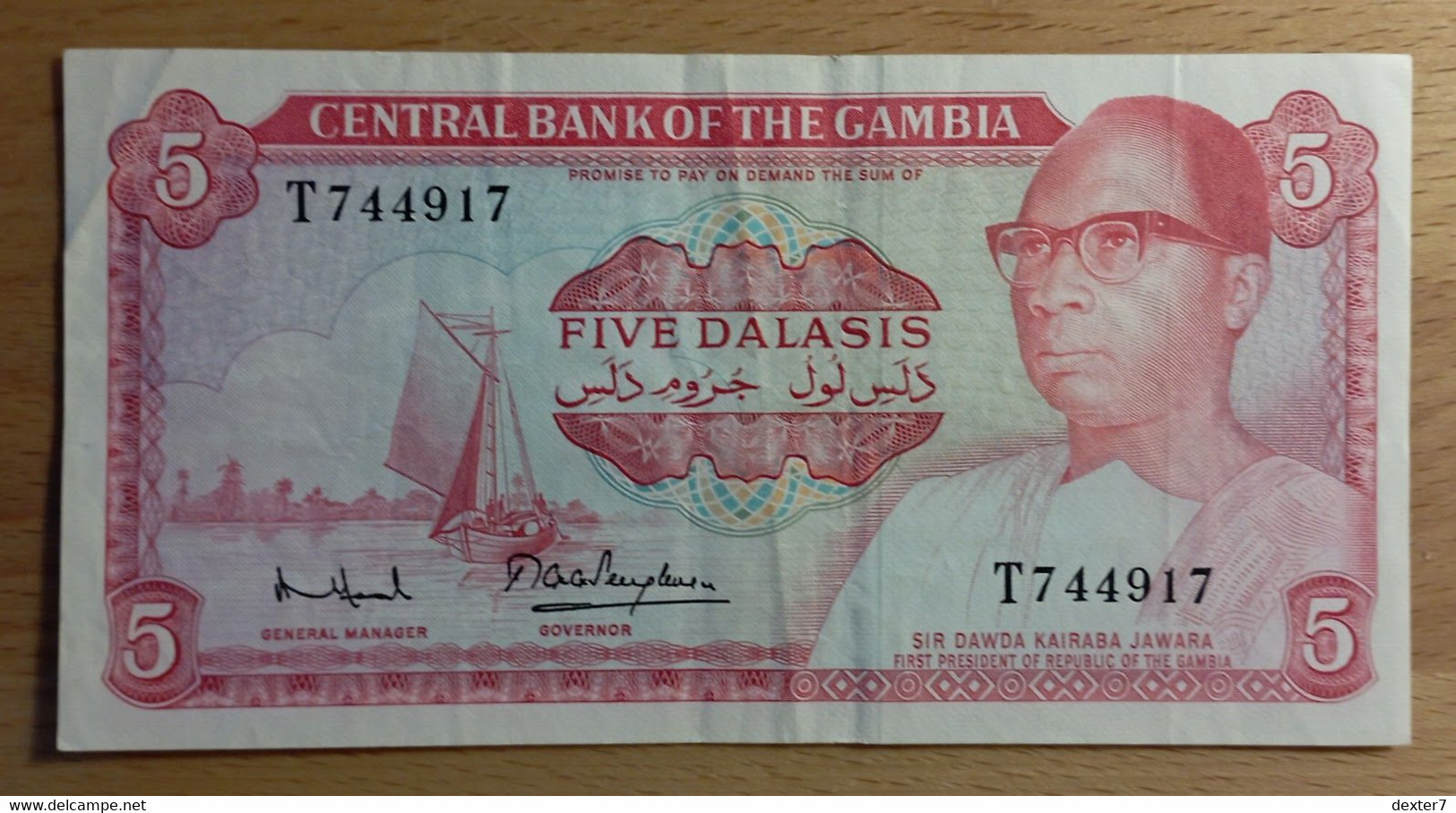Gambia 5 Dalais 1972 Circulated - Gambia