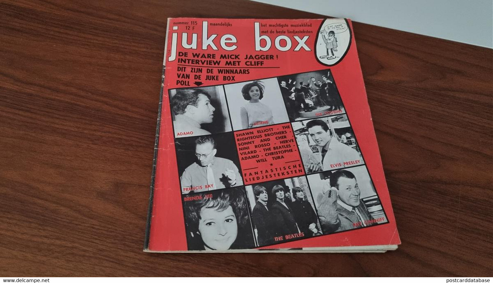 Juke Box - Nummer 115 - Adamo, Liliane, Cousins, Elvis, Ray Conniff, The Beatles, Brenda Lee, Francis Bay - Muziek