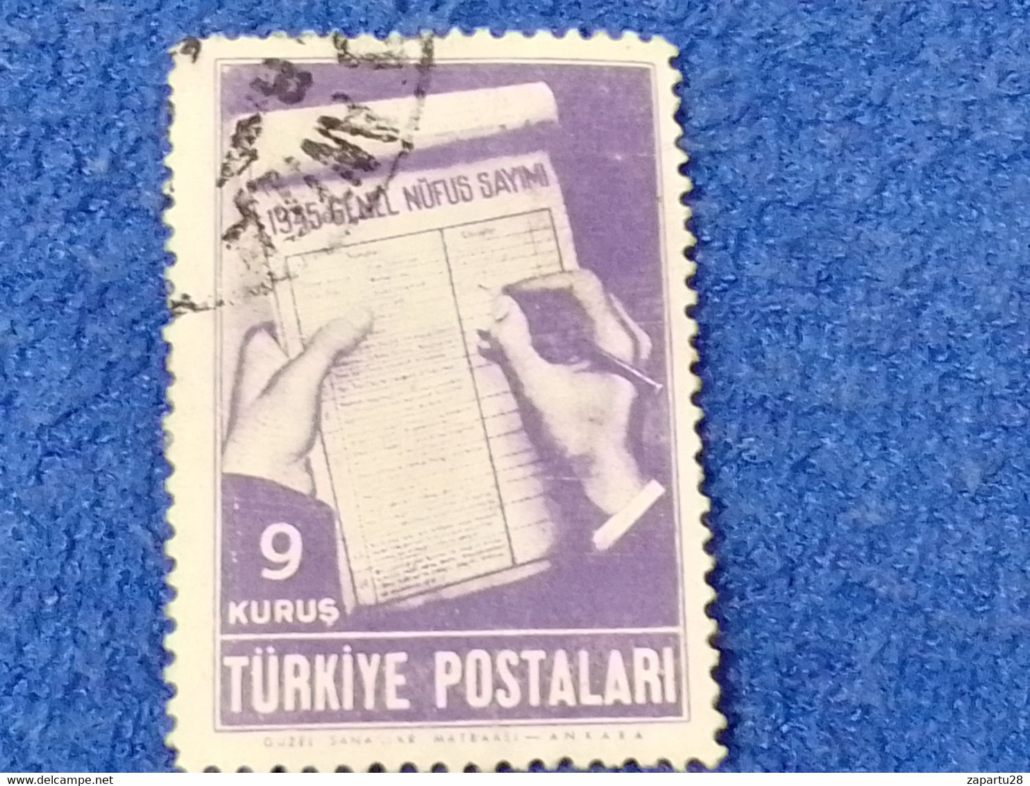 TÜRKEY--1950-60-  9K    DAMGALI - Gebruikt