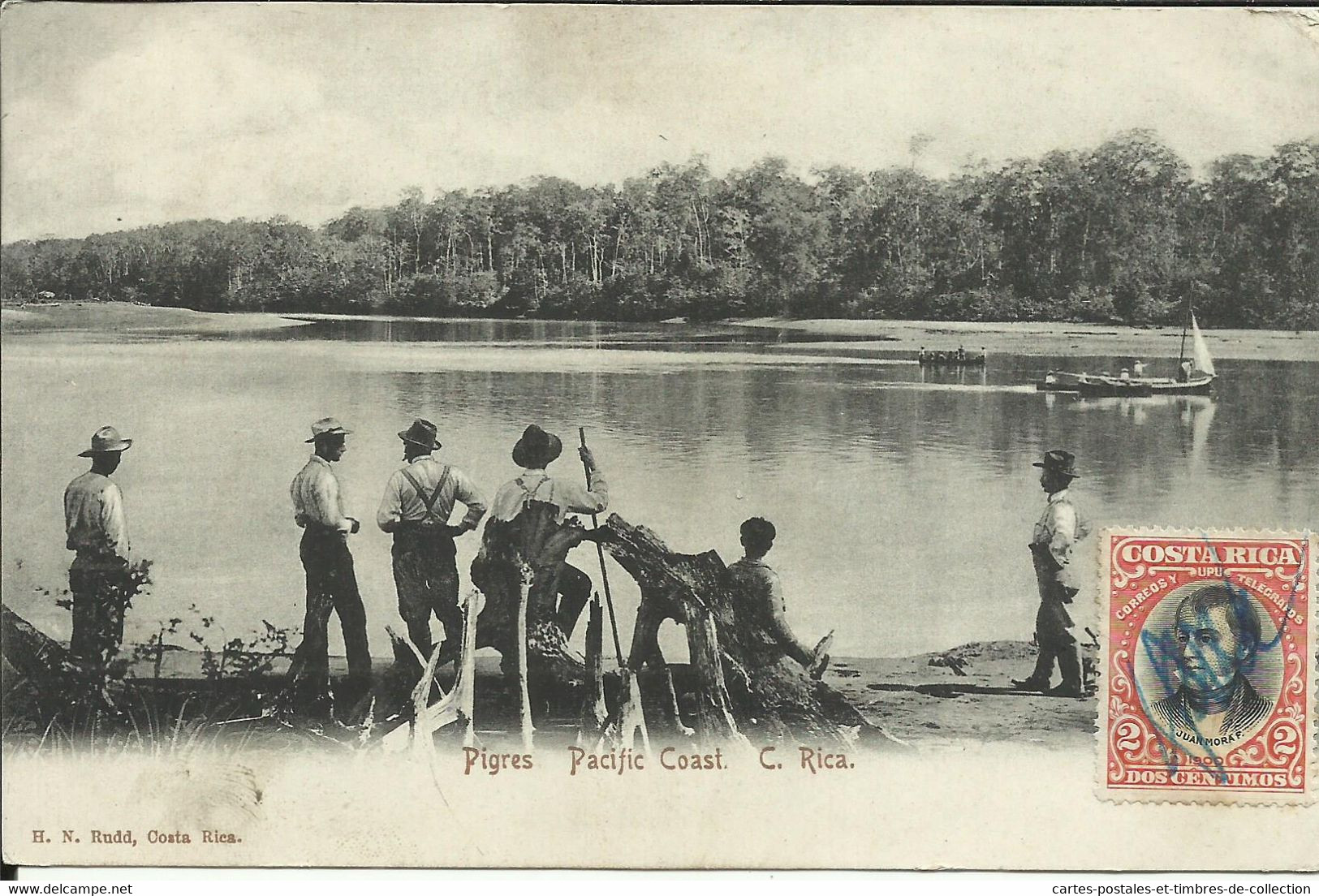 Pigres , Pacific Coast , C. Rica , 1907 , Carte Précurseur , µ - Costa Rica