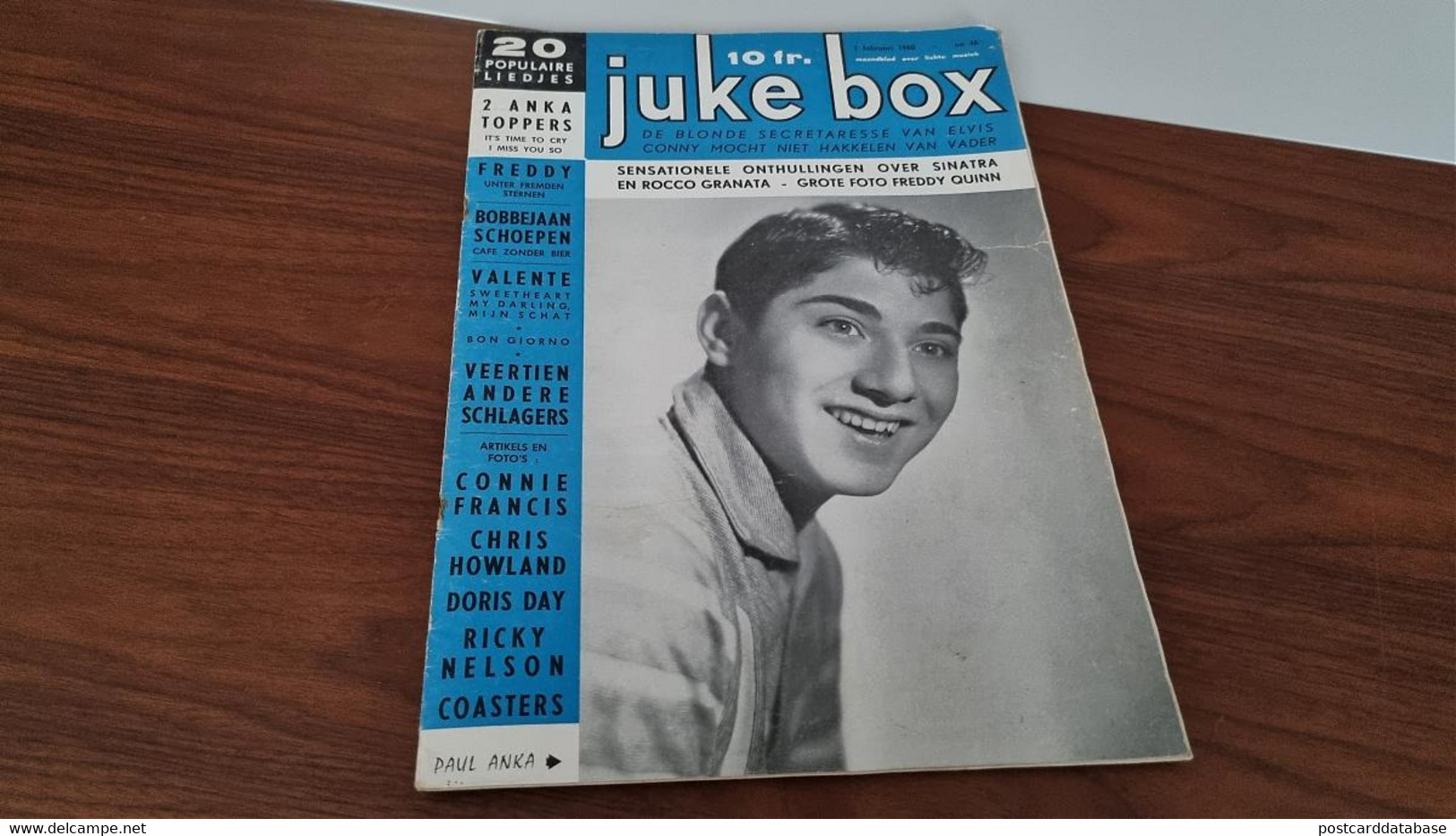 Juke Box - No 46 - De Blonde Secretaresse Van Elvis - Rocco Granata, Sinatra, Bobbejaan Schoepen, Valente, Connie Franci - Muzik