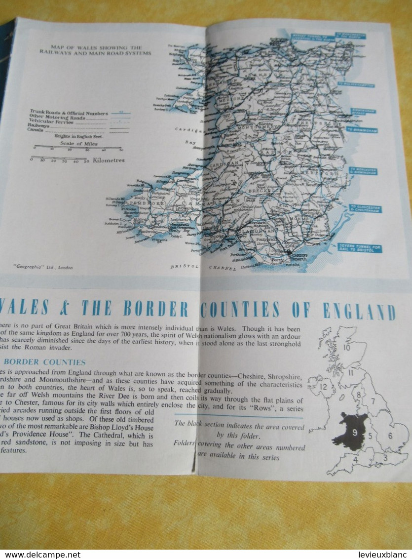 Come To Britain /WALES And The Border Counties Of England / Loxley Brothers/1945-1950     PGC509 - Reiseprospekte