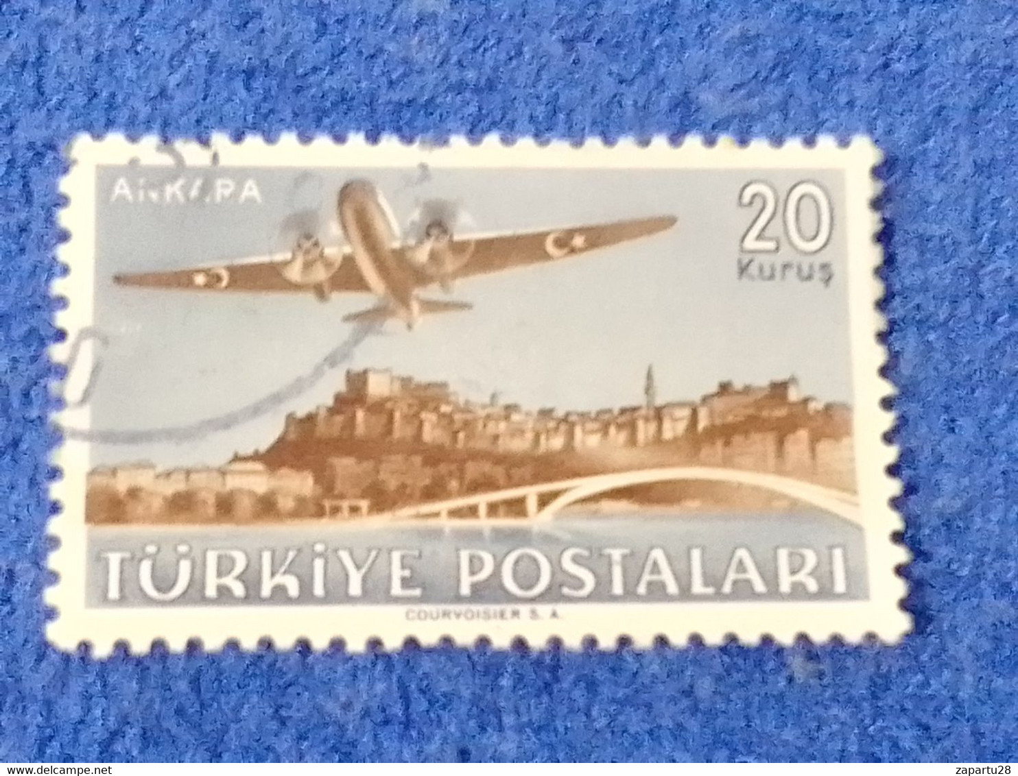 TÜRKEY--1950-60-  20K    DAMGALI - Usati