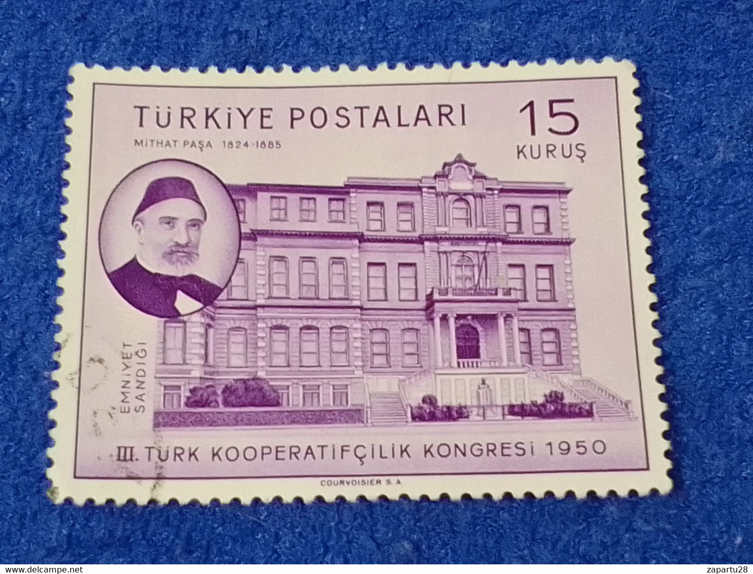 TÜRKEY--1950-60-  15K    DAMGALI - Oblitérés
