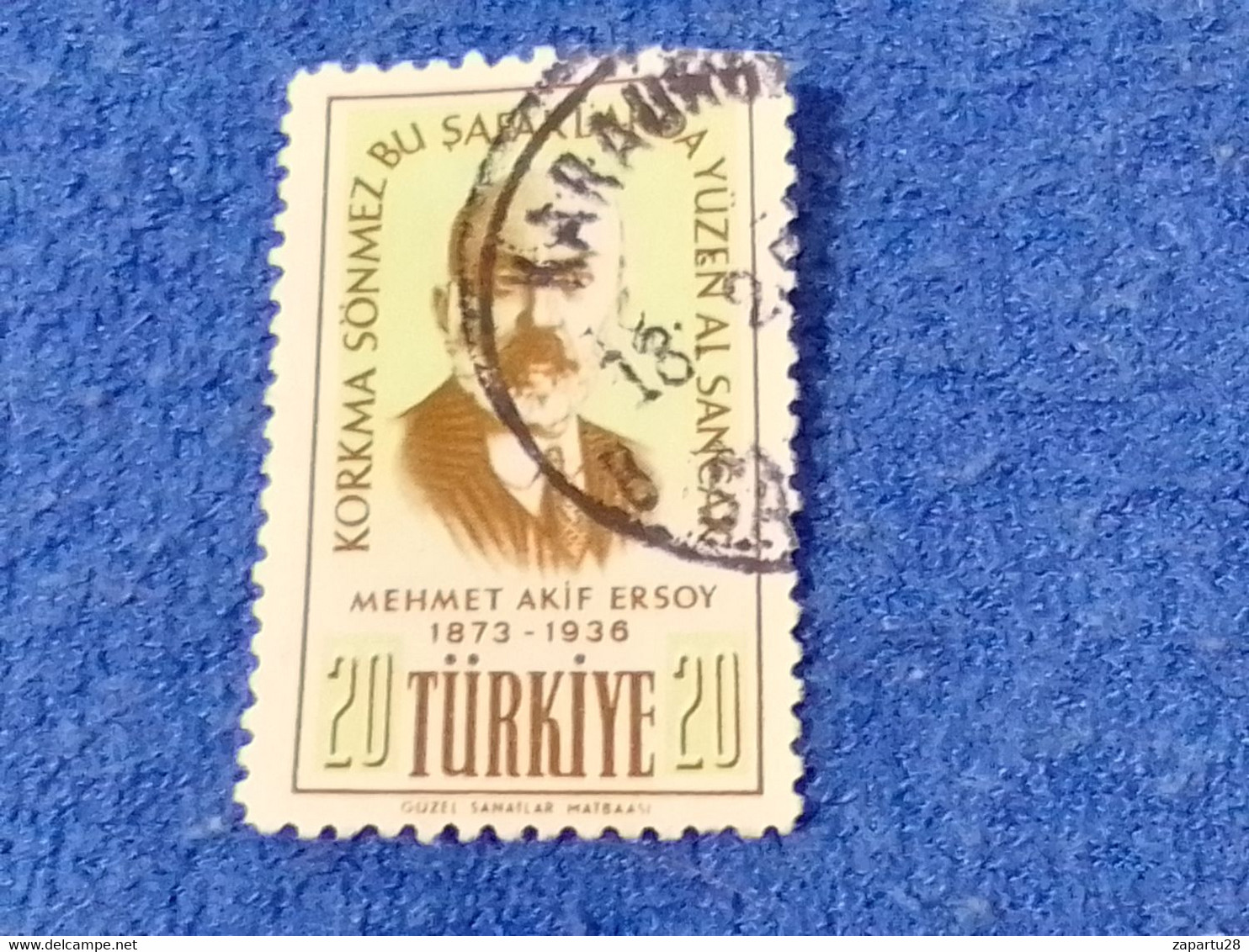 TÜRKEY--1950-60-  20K    DAMGALI - Gebruikt