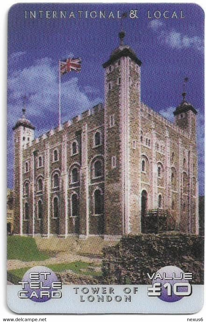 UK - ET - Sights Of London, Tower Of London, Remote Mem. 10£, Mint - [ 8] Companies Issues