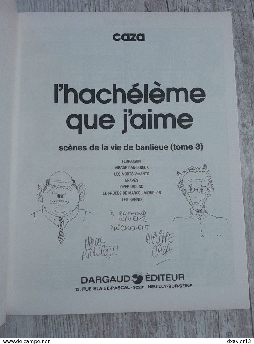 Bande Dessinée Dédicacée -  Collection Pilote 22 - L'hachélème Que J'aime (1979) - Dédicaces