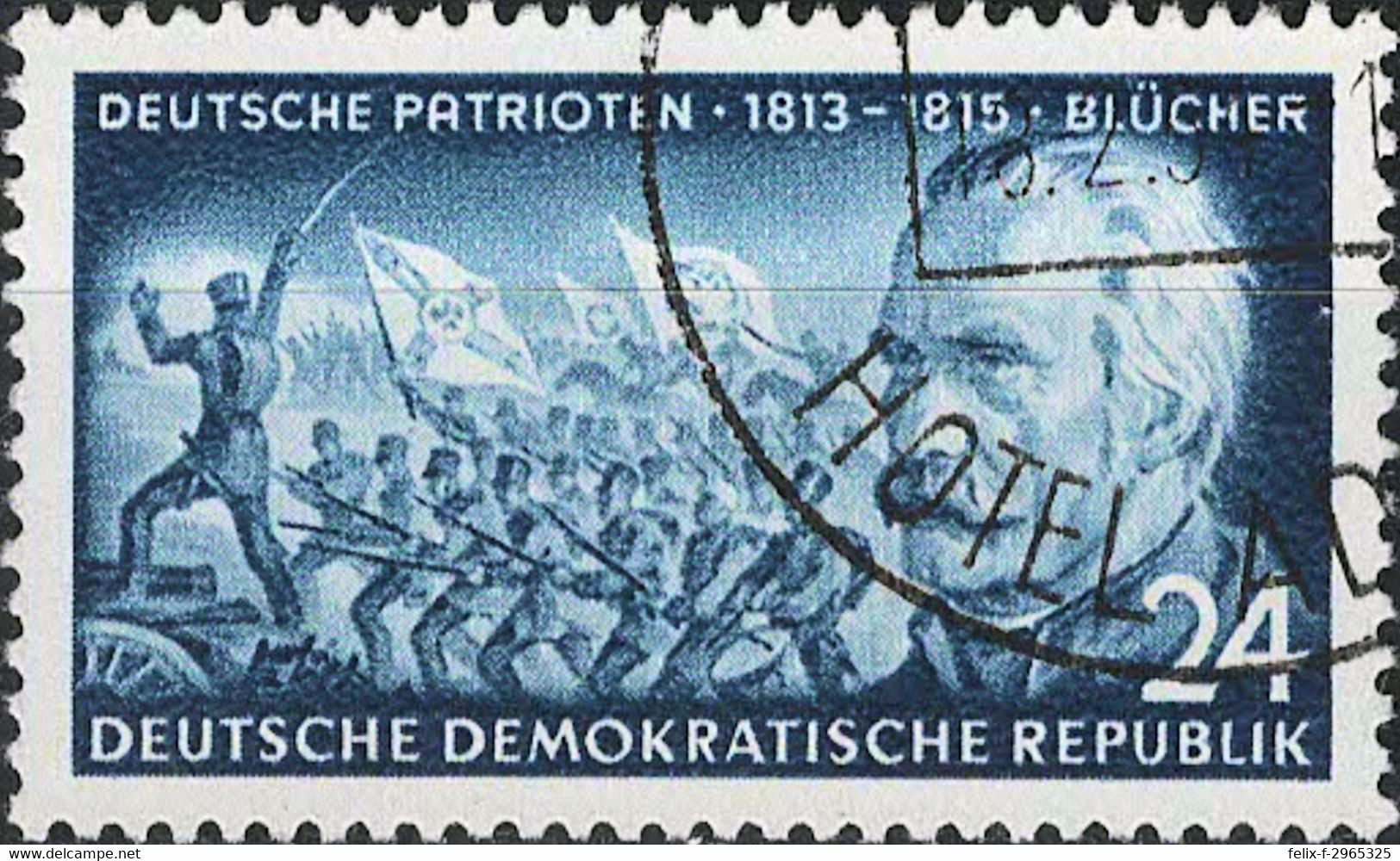 00494 - 002 - 1 MiNr. 401 DDR 1953 Deutsche Patrioten - Gebraucht