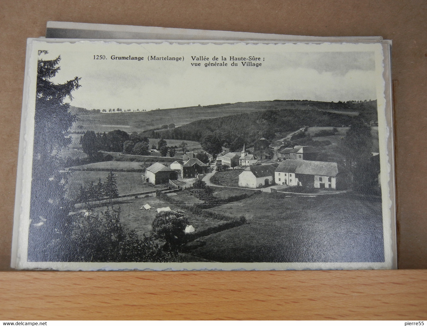 GRUMELANGE (MARTELANGE) VALLEE DE LA HAUTE SURE, VUE GENERALE DU VILLAGE - AUBERGE "AU CANARD SAUVAGE" - Martelange