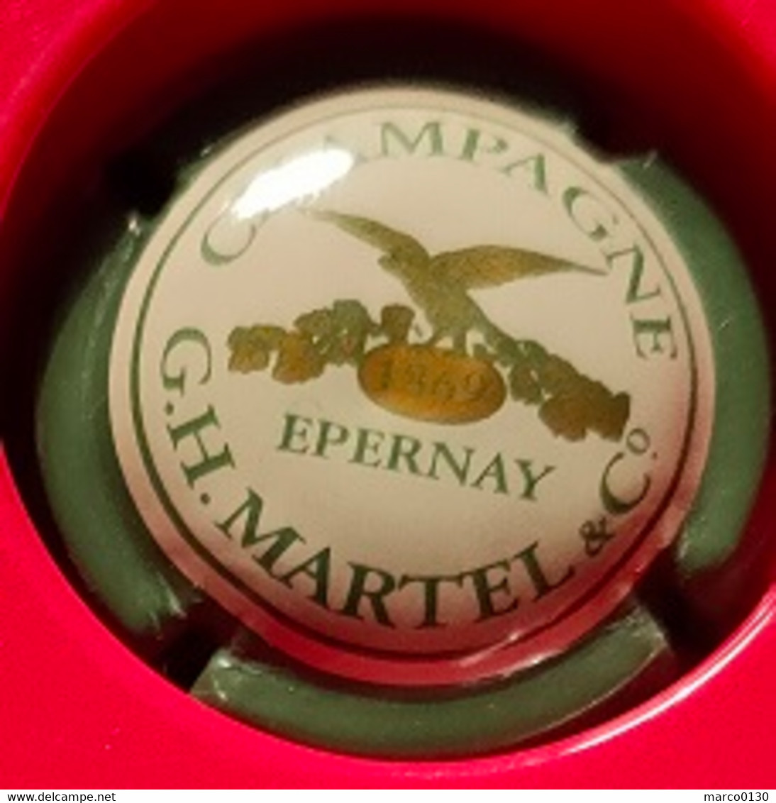 CAPSULE DE CHAMPAGNE MARTEL G.H. ET C° N° 16 - Martel GH