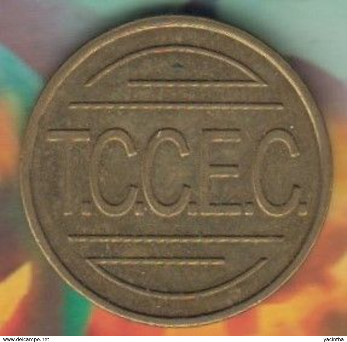 T.C.C.E.C.  The Coca Cola Export Corporation   (NL)    (1020) - Souvenir-Medaille (elongated Coins)