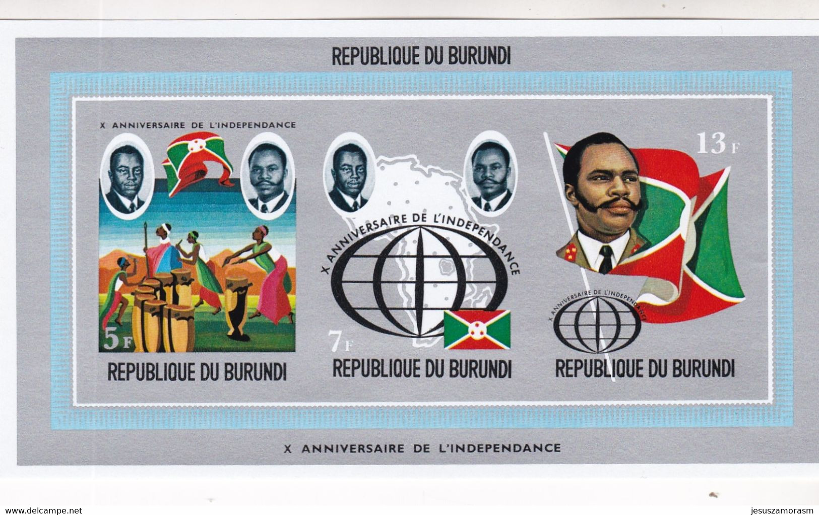 Burundi Hb 60sd Y 61sd - Unused Stamps