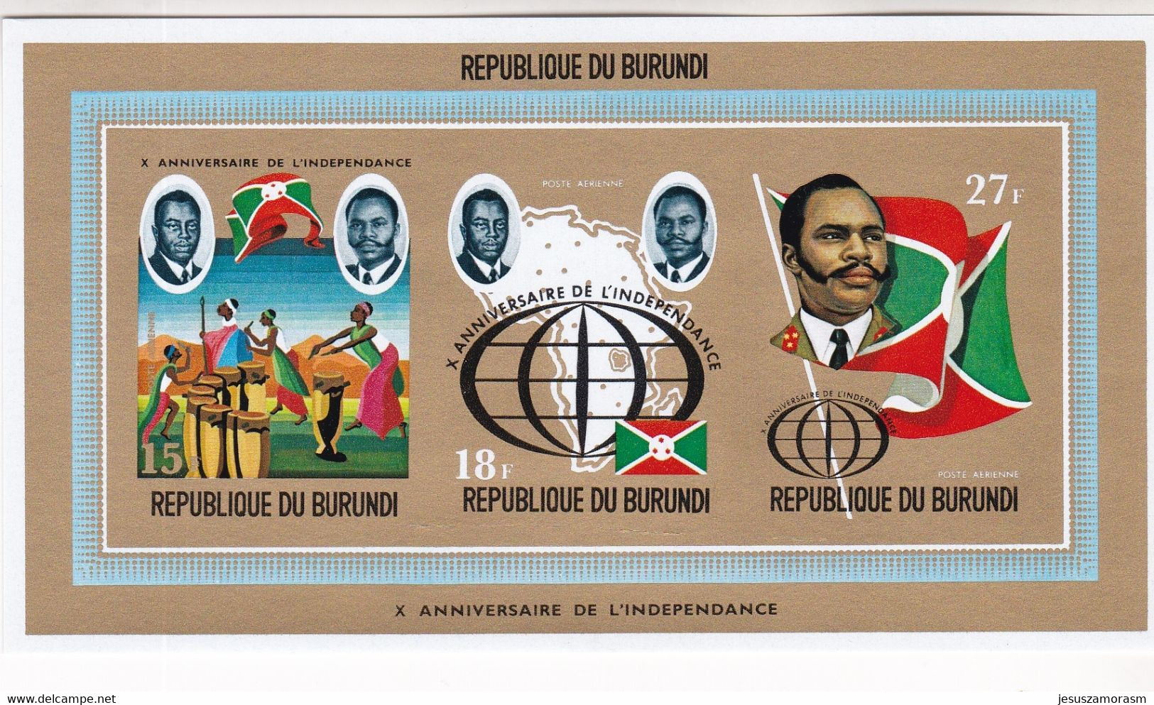 Burundi Hb 60sd Y 61sd - Unused Stamps