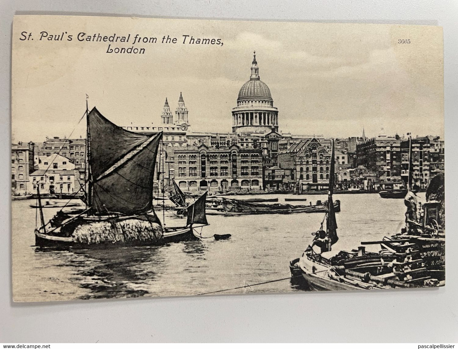 CPA - ROYAUME UNI - LONDON - St Paul's Cathedral From The Thames - River Thames