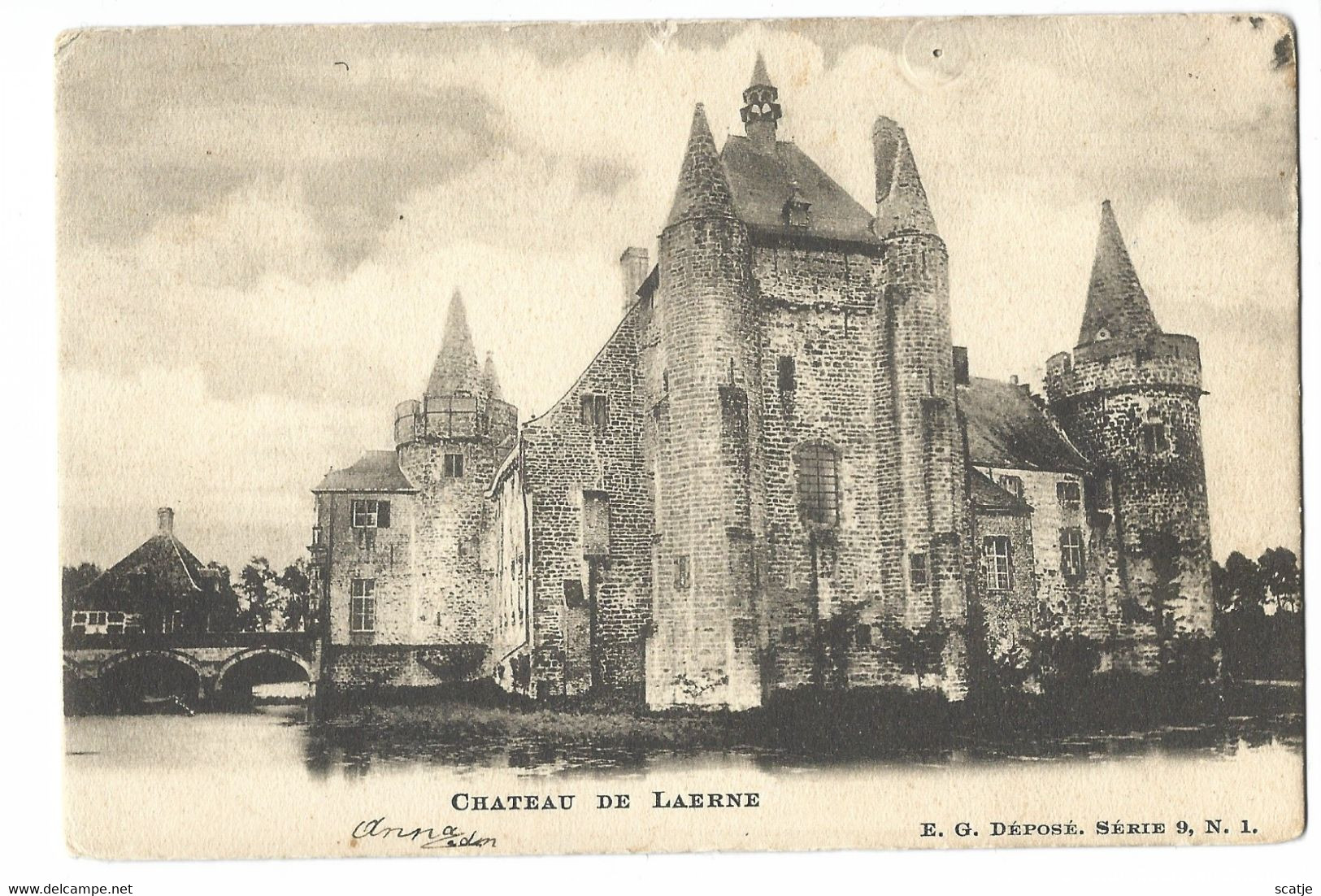 Chateau De Laerne   -   1906   Naar Anvers - Laarne