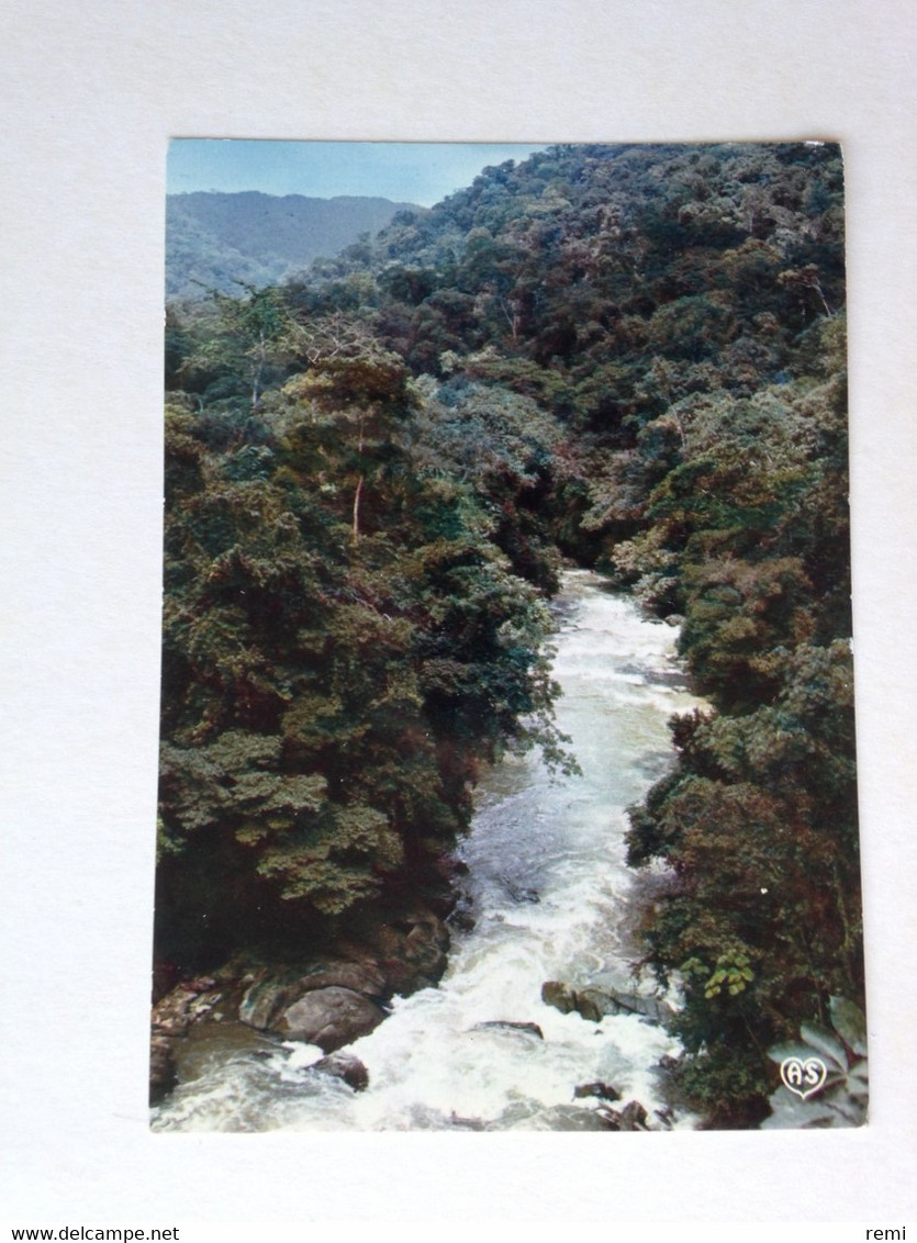 KINGUELE Vallée De La MBE GABON Afrique Carte Non écrite - Gabon