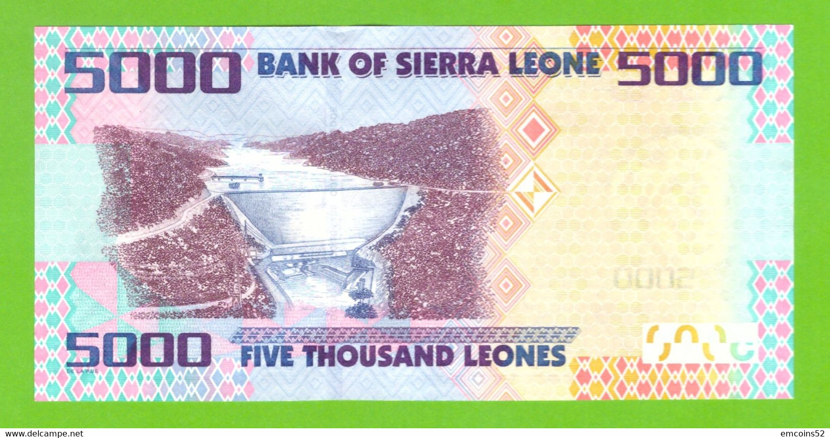 SIERRA LEONE 5000 LEONES 2013  P-32b  UNC - Sierra Leone