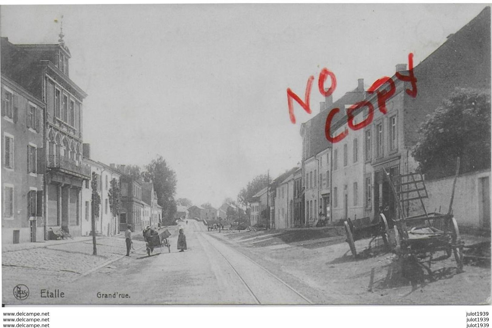 ETALLE ..-- BRASSERIE !! 1914 Vers LESSINES ( Melle Anna HAELTERMAN ) . Envoi De Louise COULON à La BRASSERIE DELFOSSE . - Etalle