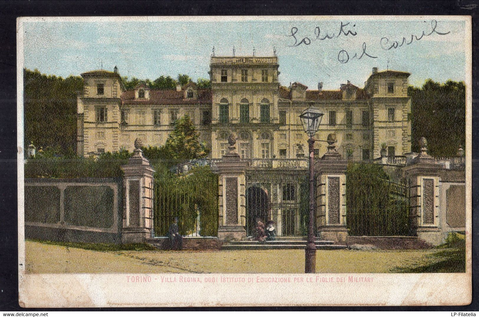 Italia - Torino - 1909 - Villa Regina - Instituto Di Educazione Per Le Figlie Dei Militari - Education, Schools And Universities