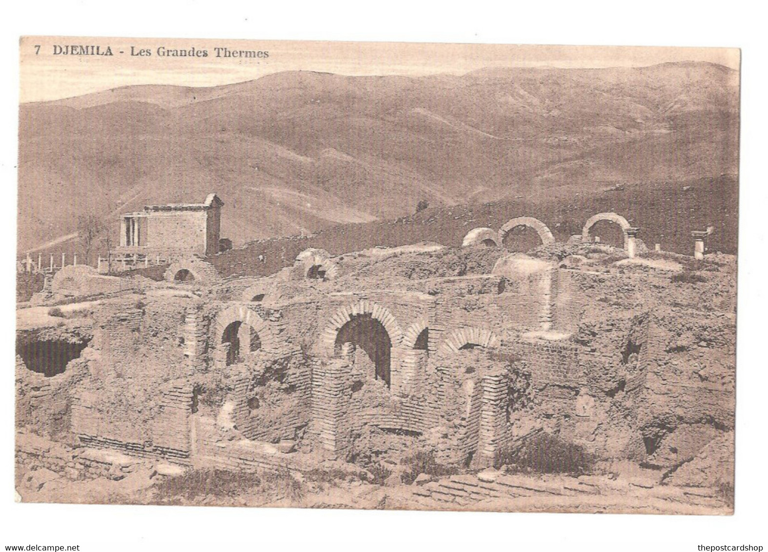 ALGERIE DJEMILA LES GRANDES THERMES - Unused Dated 6/9/1943 To The Reverse - Altri & Non Classificati