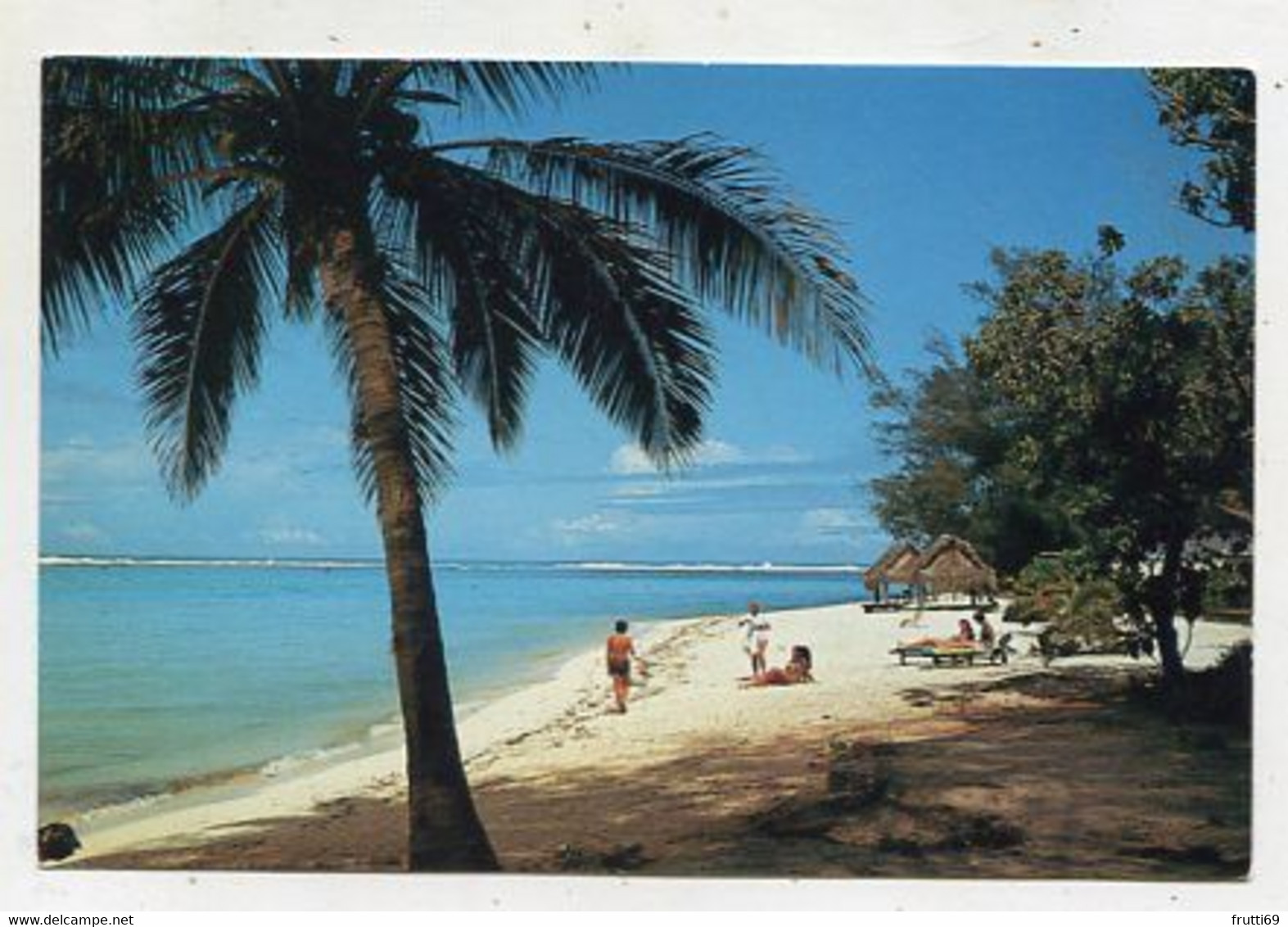 AK 112371 COOK ISLANDS - Rarotongan Hotel - Swimming Beach And Lagoon - Cook Islands