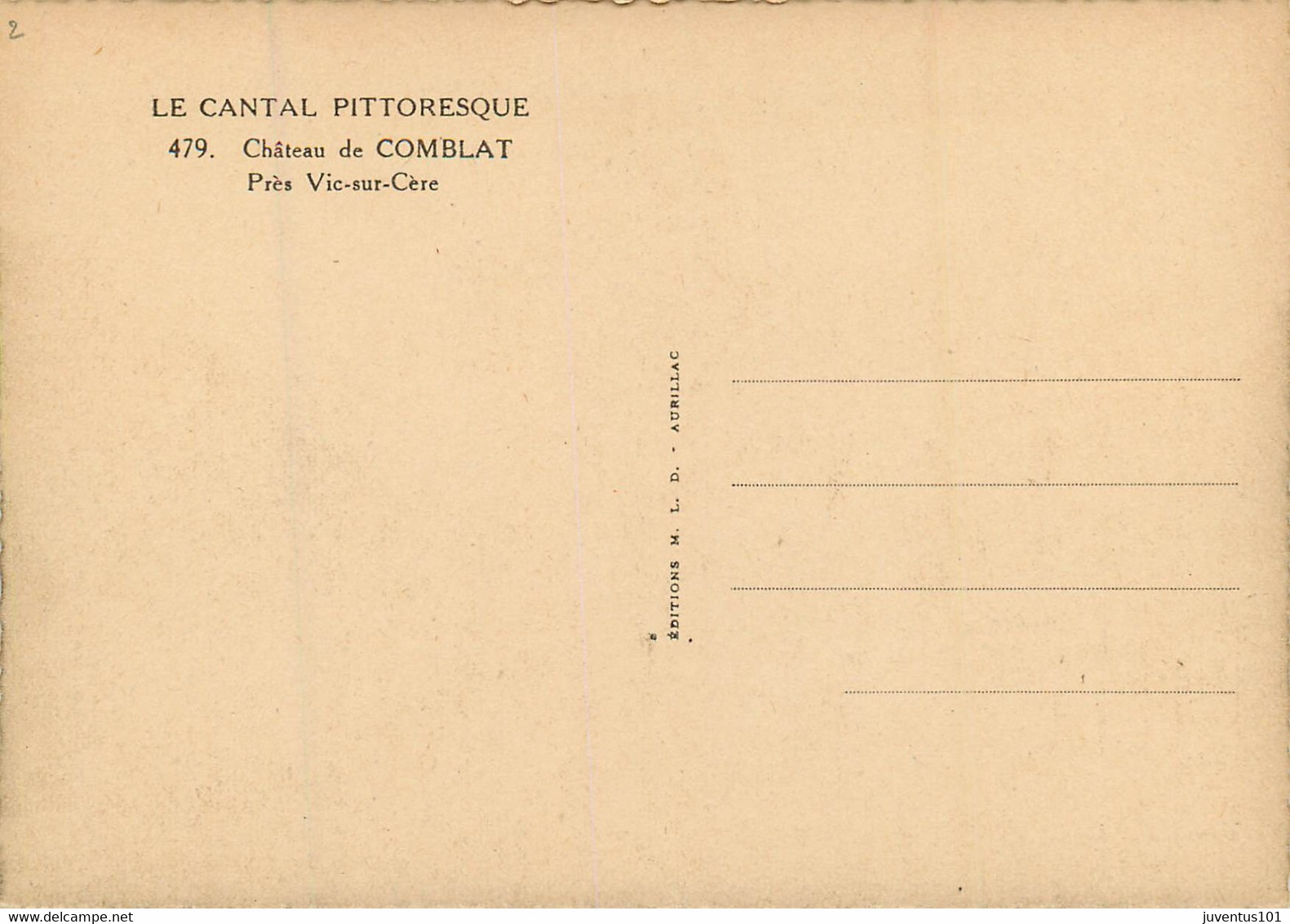 CPA Le Cantal-Château De Comblat-Près Vic Sur Cère-479     L2048 - Arpajon Sur Cere