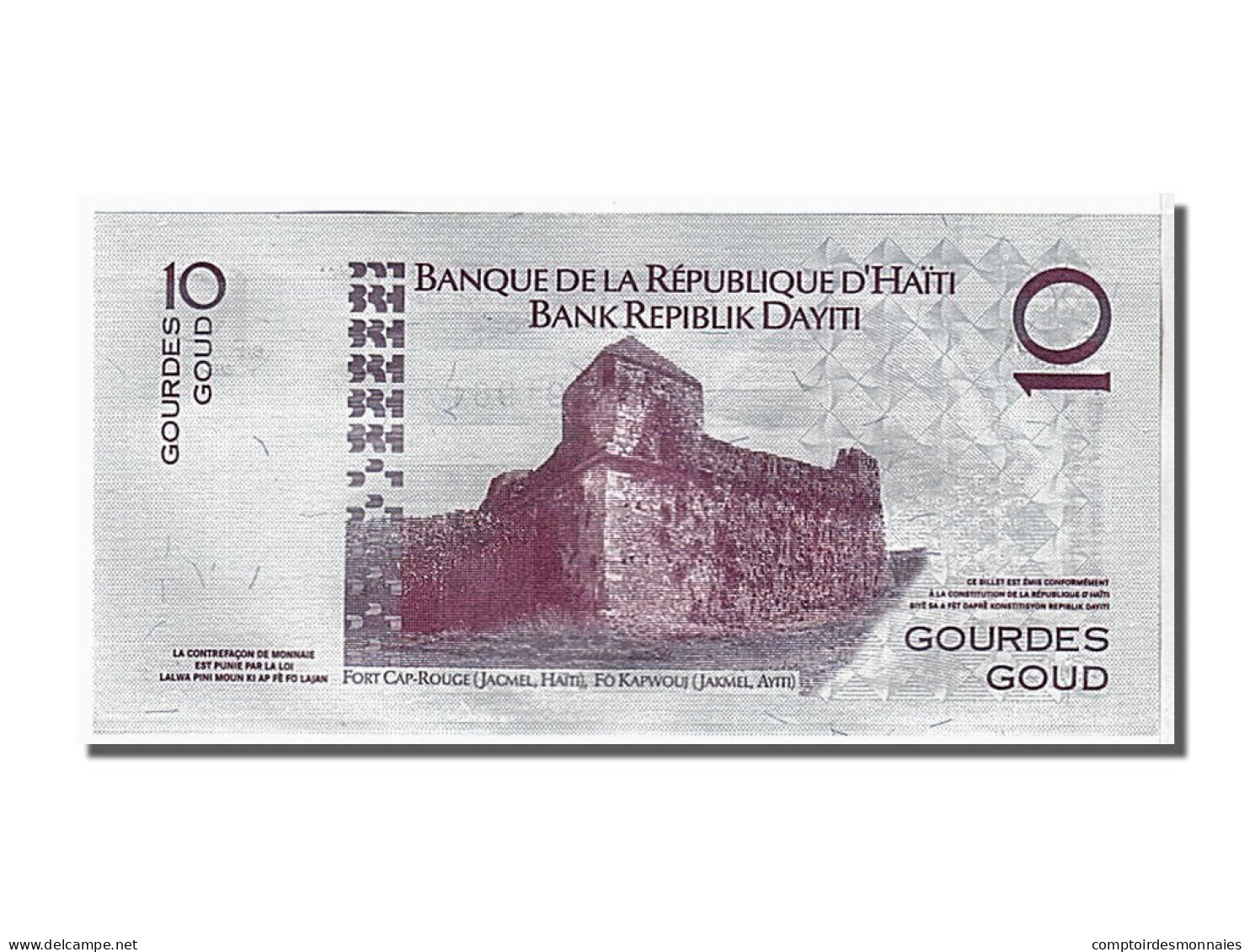 Billet, Haïti, 10 Gourdes, 2006, NEUF - Haïti