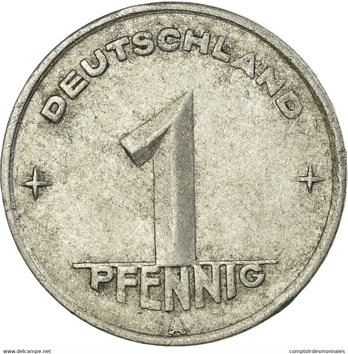 Monnaie, GERMAN-DEMOCRATIC REPUBLIC, Pfennig, 1948, Berlin, TTB, Aluminium, KM:1 - 1 Pfennig