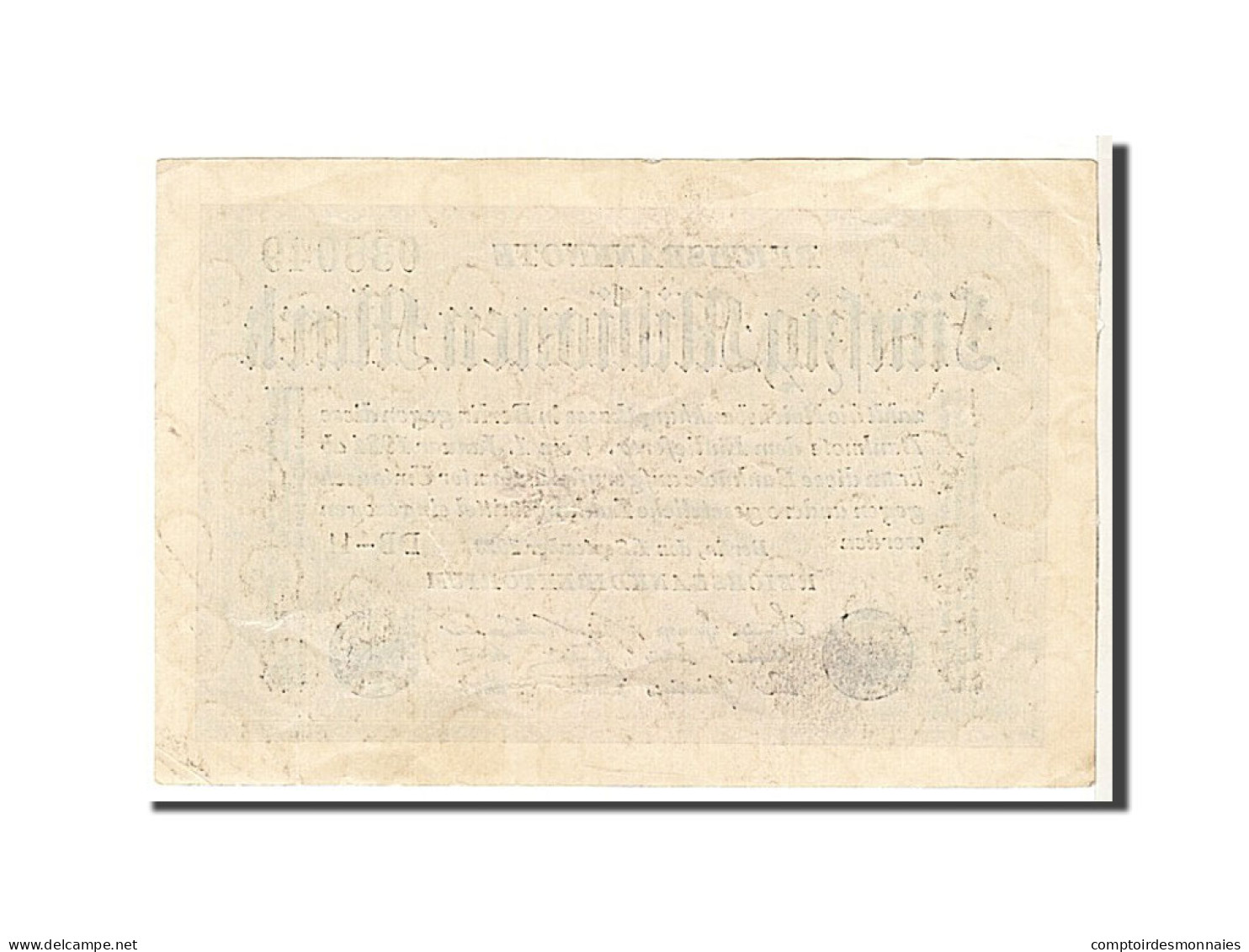 Billet, Allemagne, 50 Millionen Mark, 1923, KM:109c, TTB - 50 Millionen Mark