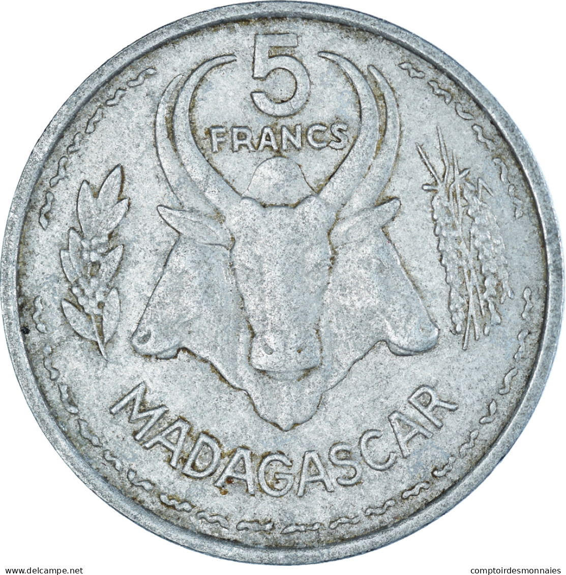 Monnaie, Madagascar, 5 Francs, 1953 - Madagascar