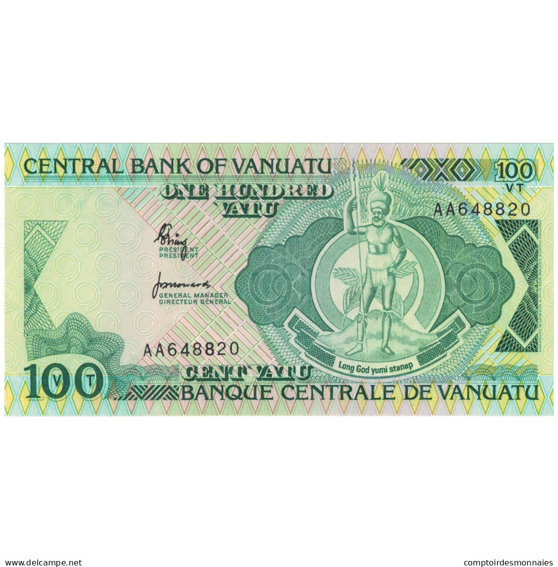 Billet, Vanuatu, 100 Vatu, Undated (1982), KM:1a, NEUF - Vanuatu