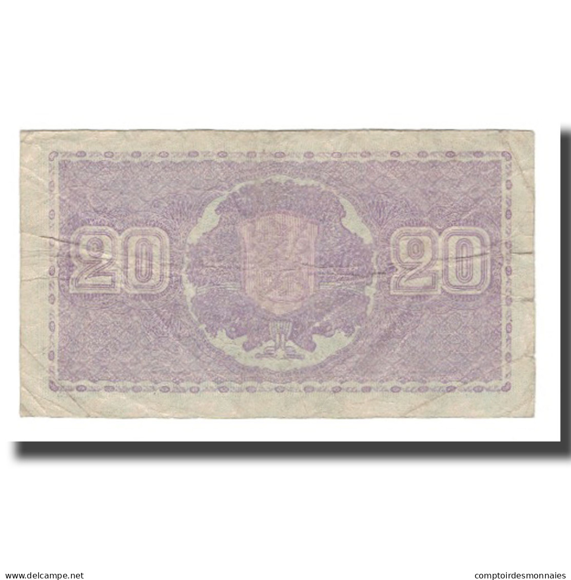 Billet, Finlande, 20 Markkaa, 1939 (1939-45), KM:71a, TB - Finlande