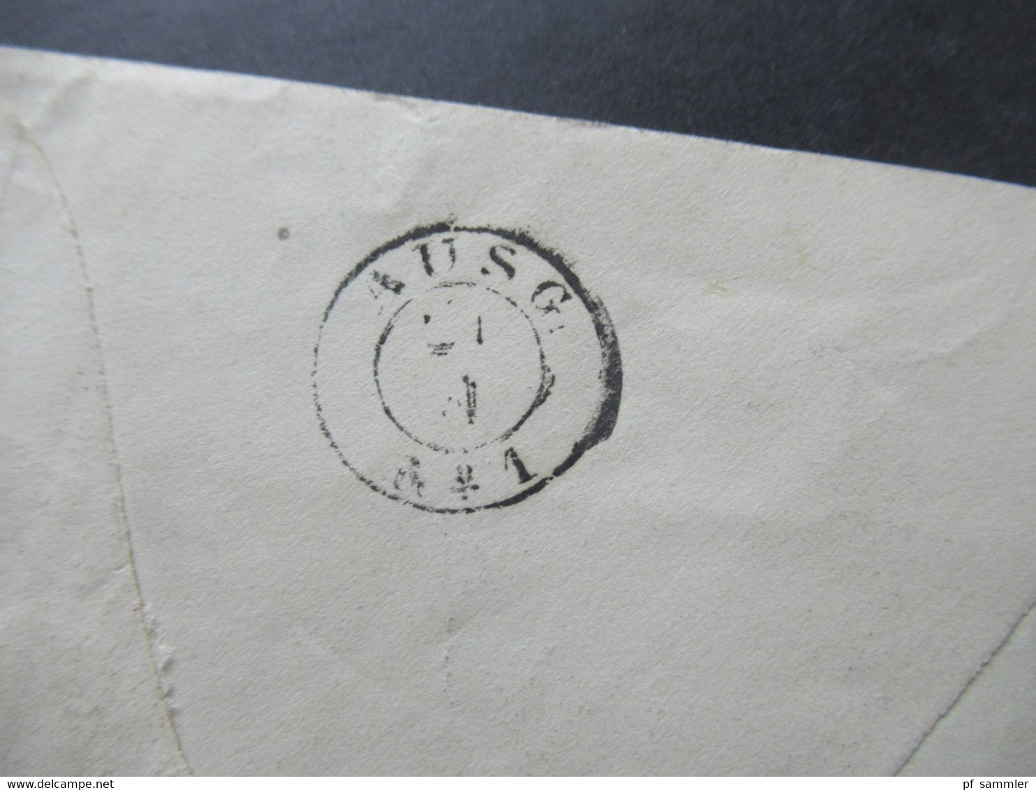 AD Preußen Um 1863 Ganzsachen Umschlag 1 Silbergroschen U 26 B Stempel Ra2 Frankenstein Nach Breslau Mit K2 Ank. Stempel - Postal  Stationery