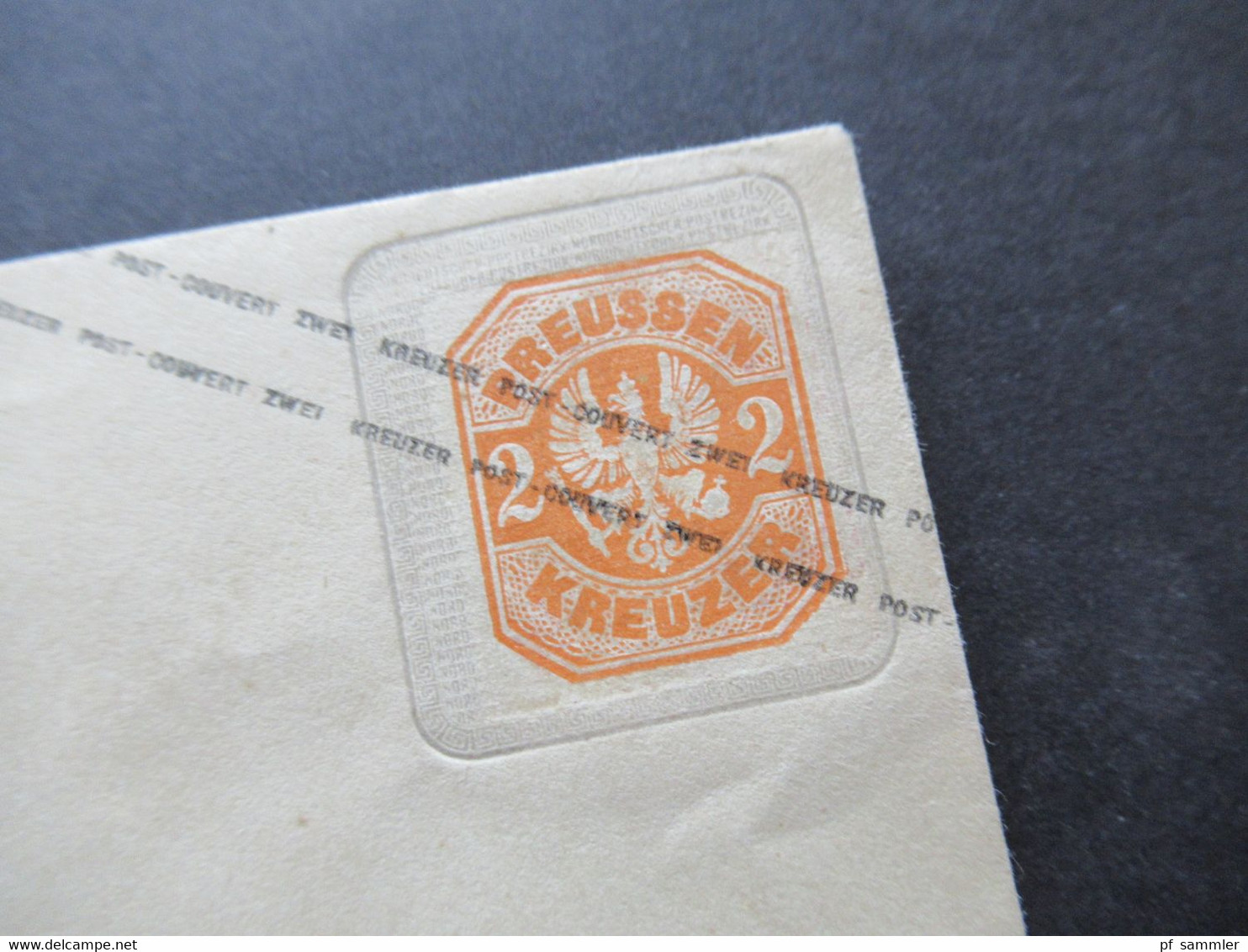 AD Preußen 1867 Ganzsachen Umschlag U 35 Ungebraucht Ausgabe Bisherige Thurn Und Taxis Postgebiete - Enteros Postales