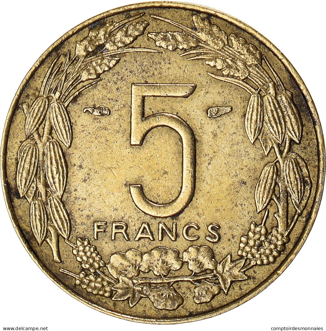 Monnaie, Cameroun, 5 Francs, 1958 - Cameroon