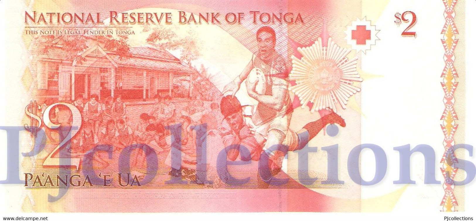 TONGA 2 PA'ANGA 2009 PICK 38 UNC - Tonga