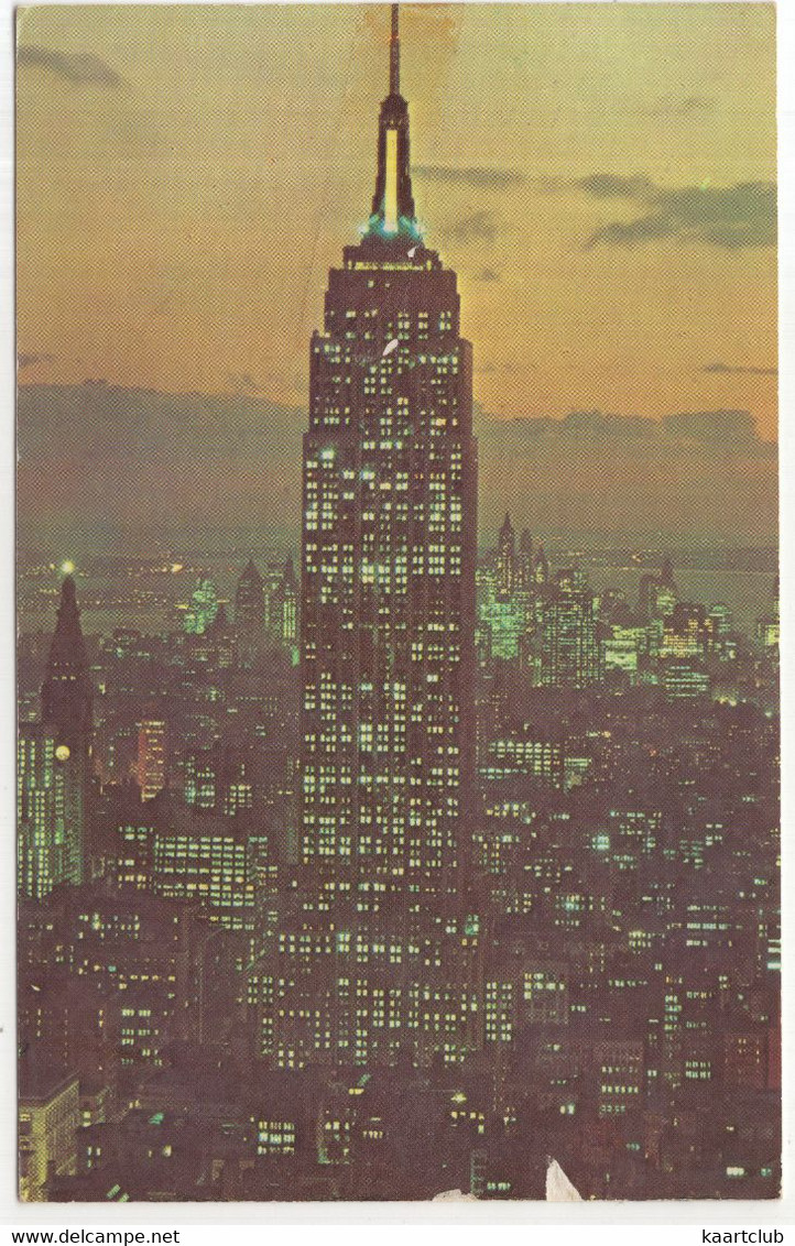 Empire State Building At Sunset - New York City - (USA) - 1972 - Empire State Building