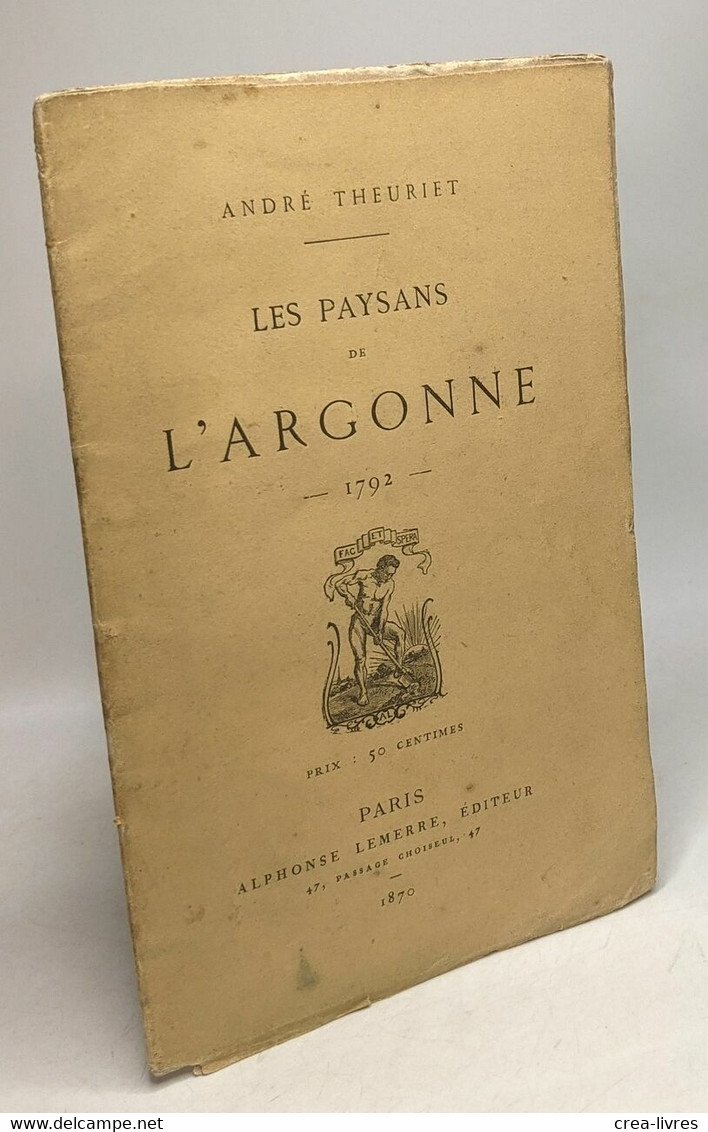 Les Paysans De L'Argonne 1792 - Histoire