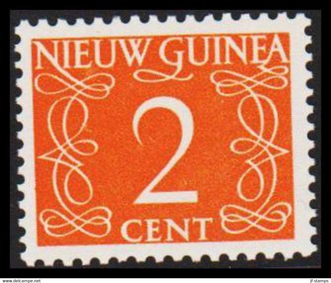 1950. NIEUW GUINEA. Nummerals- Type 2 CENT Hinged.  - JF529319 - Niederländisch-Neuguinea