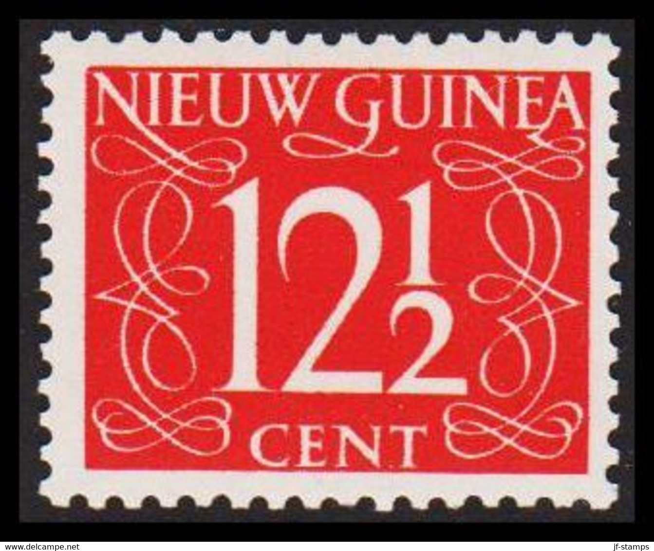 1950. NIEUW GUINEA. Nummerals- Type 12½ CENT Hinged.  - JF529322 - Nouvelle Guinée Néerlandaise